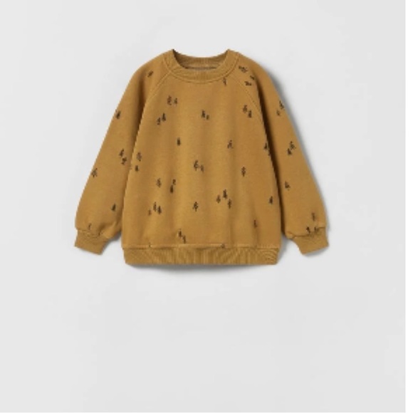 Zara Sweatshirt with Trees - Picture 2 of 10